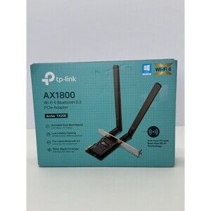 TP-link WiFi bluetooth adapter AX 1800, new in box, wider signal coverage